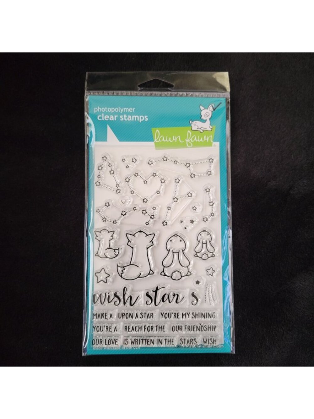 Lawn Fawn Clear Stamps - Upon A Star Set For Scrapbooking & Cardmaking